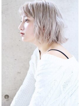 ヘアアンドメイク シークネクスト(HAIR&MAKE SeeK NEXT) 【SeeK NEXT島貫】ハイトーン×きりっぱボブ