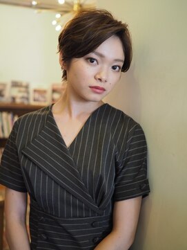 ピークアブー アヴェダ アトレ恵比寿(PEEK-A-BOO AVEDA) おしゃれ大人女子 【ハンサムショート】恵比寿 大平