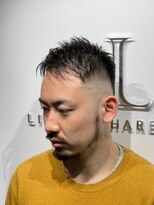リバティシェアバーバー 銀座2nd(LIBERTY SHARE BARBER)&nbsp;スキンフェードコテパーマ濡れパンマッシュパーマ[銀座<理容室>]