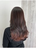 ピンクブラウン×ロング【CIEL×maki】
