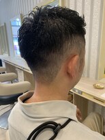 アッシュ 仙川店(Ash)&nbsp;50代　軟毛　クセ毛　フェード　イケオジメンズカット　ショート