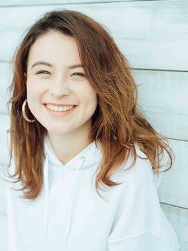 スタリー(Starry) くせ毛ミディアムロングスタイル20代/30代/40代/ハレマチ通り