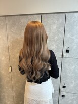 ガルボヘアー 名古屋栄店(garbo hair)&nbsp;#名古屋#栄#プルエクステ#ハイトーンロング#エクステ