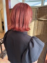 リュクスフォーヘアー(LUXE.for.hair) AVEDA ダブルカラー　RED 滝本涼太