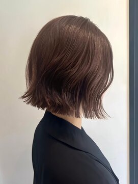 ノイ(noi) 顔周りレイヤーカットくびれヘアミルクティーベージュカラー
