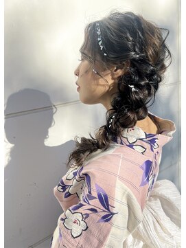 ソノ(sono) 浴衣ヘアメイク　浴衣ヘア　夏まつり　花火大会