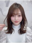 垢抜けシースルーバング☆愛されミディアム　新宿代々木
