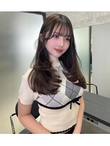 リリー(Lilley) マロンベージュ×小顔レイヤー×韓国風巻き×髪質改善