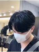 ナチュラルニュアンスパーマ刈り上げセンターパート  h