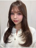 ●冬に向けて上品なヘアスタイルに♪韓国風20/30代オススメ前髪