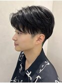 センターパート/メンズカット/マッシュ