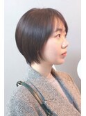 丸みショートボブ