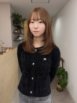 クイ(quii) ブリーチなしダブルカラー/レイヤーカット/ベージュ