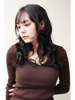 レジュアル(RESSUAL)&nbsp;黒髪クラゲヘアーオリーブグレー小顔ココアベージュ