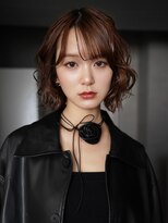 アイティーバイアルバム 八王子店(IT by ALBUM)&nbsp;ミディアムボブ前髪カット大人ガーリー_F31336