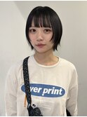 ハッシュボブ×黒髪