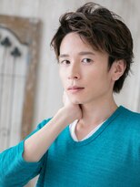 モッズヘア メン 新所沢店(mod's hair men)&nbsp;アップバング刈り上げない七三ダウンパーマ韓国ショートe新所沢