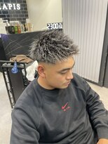 リッチ バイ ラピス(RICH by Lapis)&nbsp;ホワイトメッシュツイストパーマ