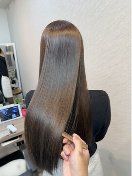 アールサロンギンザ(Rr SALON GINZA) 【カラー＋髪質に合わせた髪質改善 】RrSALON HydroXE TR
