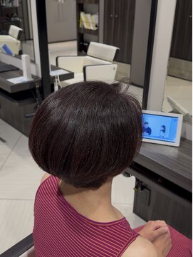 アース エレガンス 吉祥寺店(EARTH Elegance) ノンジアミンの米粉カラー☆頭皮に優しい艶感ショート