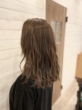 ヘアーレック(Hair REC) 細かめハイライト×透け感グレージュ