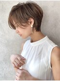 【絶壁解消】くびれショート×イルミナシャンパンベージュ