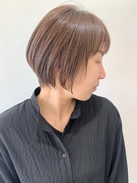 フォーク FOLK 【FOLK】小顔 前下がり ボブ アッシュベージュ ブリーチなし♪