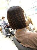 藤田が叶える☆切りっぱなしボブの酸性ストレート