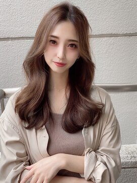 サードバイローラン(THiRD by ROULAND) デジタルパーマミニウルフテラコッタくすみブルー20代30代40代