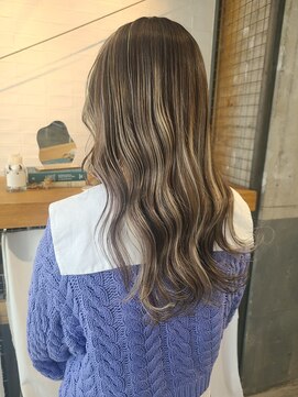 キーン 立川店(keen) 【keen×武田】 ホワイトハイライト×ロング