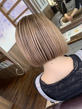 ヘアークリアー 獨協大学前店 ブラウンバレイヤージュ