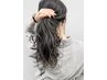 【ホワイト系】カット＋外国人風コントラストハイライト＋髪質改善TR￥27300