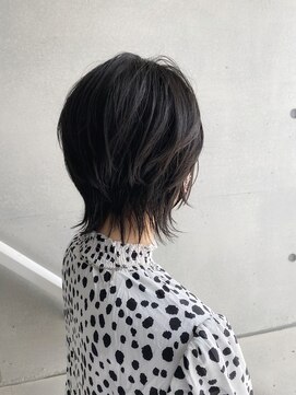 トト 船橋店(toto.) 黒髪/グレーベージュ/レイヤーロング/前髪パーマ[西船橋/津田沼]