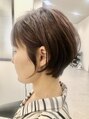 クインヘアー(Qin hair) 骨格補正カットハイライトショート