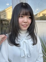 ヘアーワークスヴィクサス 諫早店(HAIR WORKS VIXUS) 【 小池 楓 】　フェイスレイヤー