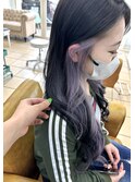 イヤリングカラー【山口市美容室】【山口市ハイトーンカラー】