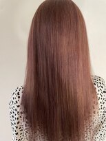 ヘアー ミッション 心斎橋店(hair Mission)&nbsp;＊ピンクベージュ/ストレートロング