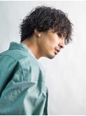 ツイストスパイラルパーマ ブルーブラック  武蔵小山