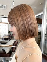 アンバー 池袋(amber)&nbsp;かわいいぱつっとボブでふんわりまとまる