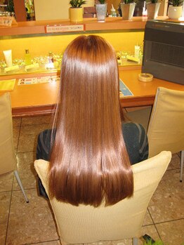 美容室リプルの写真/髪のダメージ度合いにより細かい調整をし、徐々に髪のダメージを軽減♪理想のうるツヤ美髮へ…☆