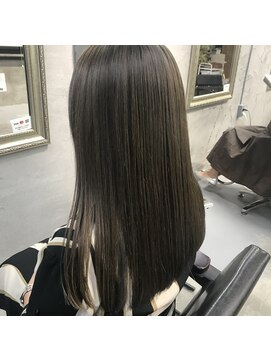 マルフェ 天王寺(marfe) オリーブベージュ　　#透明感カラー/髪質改善