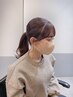 顔周りカットカラー