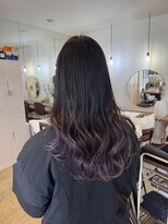 ラウブロッサム 大宮西口店(Lau Blossom) 【髪質改善カラー】グラデーションラベンダー+ウェーブ