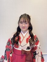 ザジ(ZAZIE)&nbsp;ゆるふわハーフアップ