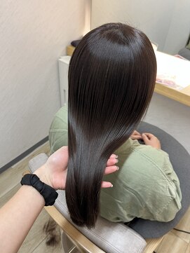 エクラートリアーラ 町田店(ECLART Reala) 酸性ストレート×髪質改善メテオ×ブラウンカラー