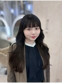 美髪髪質改善レイヤーロング韓国くびれヘア【梅田】