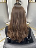 韓国風巻き/ニュアンスパーマ/くすみベージュ