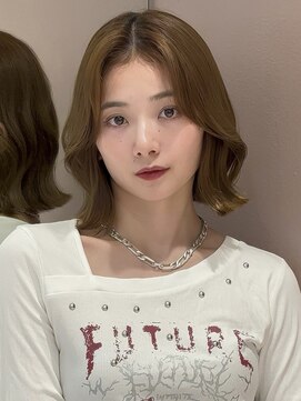 ロンドガーネット 池袋(Lond garnet) ミニウルフレイヤーカット顔周り前髪韓国ショートボブ/池袋