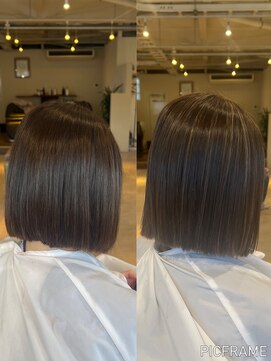 ワンコア (ONE CORE) アッシュベージュハイライト