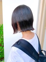 セイドット リー(Say. Ree)&nbsp;say.ショートボブひし形ショートホワイトシルバーハイライト韓国